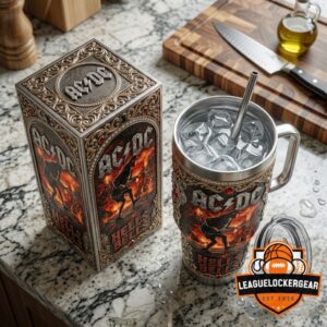 AC/DC Hells Bells Tumbler With Handle