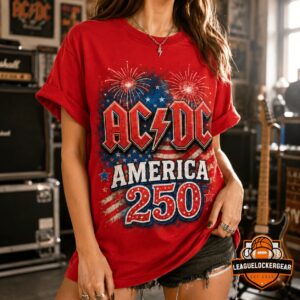 AC/DC America 250 Years of Freedom Independence Day T-Shirt