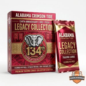 Alabama Crimson Tide 134th Anniversary Trading Cards