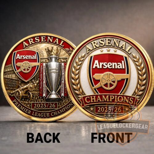 Arsenal 2025/26 Premier League Champions Commemorative Coin ...