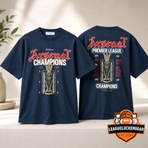 Arsenal F.C. 25/26 Premier League Champions T-Shirt