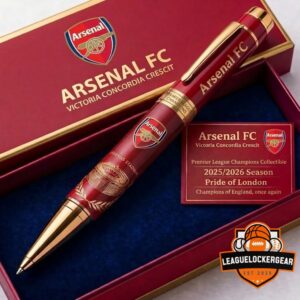 Arsenal FC 2025 2026 Season Premier League Champions Collectible Pen