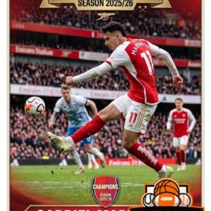 Arsenal FC Premier League Champions Season 2025/2026 Trading Card