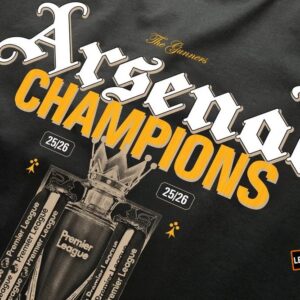 Arsenal Football Club Champions 25/26 Premier League T-Shirt