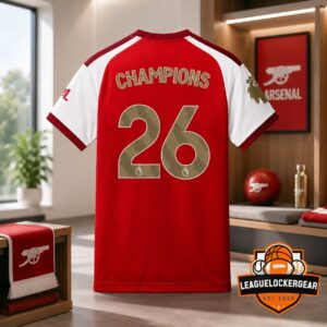 Arsenal Football Club Champions 26 Football Jersey