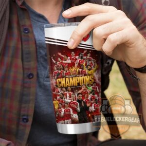 Arsenal Football Club Premier League Champions 2025-2026 Tumbler