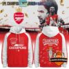 Arsenal Football Club Premier League Champions 2026 Hoodie