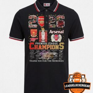 Arsenal Football Club Premier League Champions 2026 T-Shirt