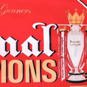 Arsenal Football Club Premier League Champions 25/26 Season Flag