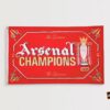 Arsenal Football Club Premier League Champions 25/26 Season Flag