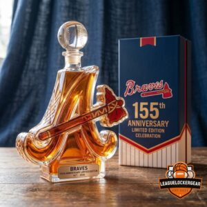 Atlanta Braves 155th Anniversary 1871-2026 Whiskey Decanter