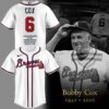 Atlanta Braves Bobby Cox Memorial Manager Baseball Jersey