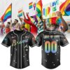 Atlanta Braves Love Is Love Pride Baseball Jersey