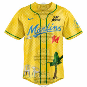 Bad Bunny DeBí Tirar Más Fotos World Tour Miami Marlins Collaboration Baseball Jersey