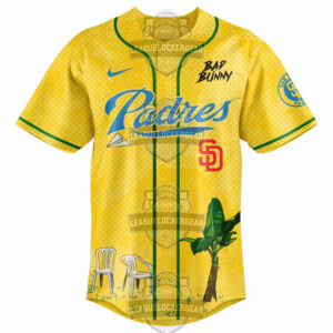 Bad Bunny San Diego Padres DeBí TiraR MáS FOT World Tour Baseball Jersey