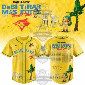 Bad Bunny Toronto Blue Jays DeBí TiRaR MáS FoToS World Tour Baseball Jersey