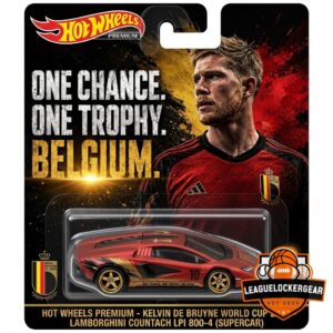 Kevin De Bruyne World Cup 2026 Lamborghini Countach LPI 800-4 Hot Wheels Premium Car
