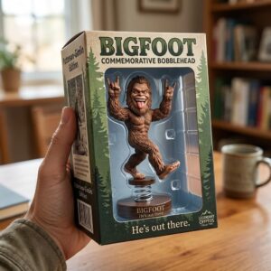 Bigfoot Rocker Pose 'He's Out There' Bobblehead