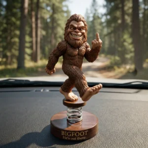 Bigfoot Rocker Pose 'He's Out There' Bobblehead