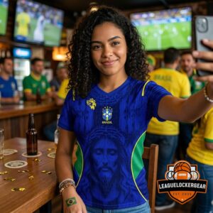 Brazil 2026 National Football Team Jesus Christ Football Jersey
