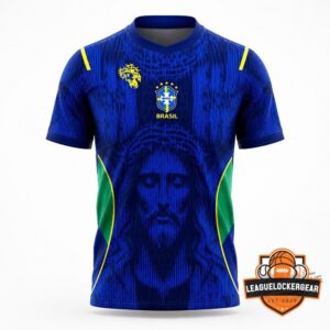Brazil 2026 National Football Team Jesus Christ Football Jersey