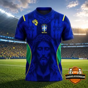 Brazil 2026 National Football Team Jesus Christ Football Jersey