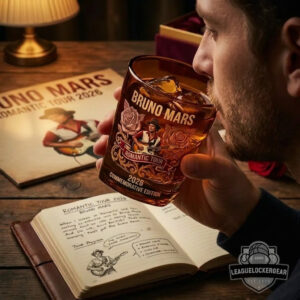 Bruno Mars Romantic Tour 2026 Commemorative Edition Whiskey Glass