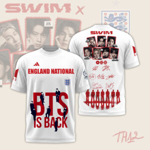 BTS Is Back x England World Cup 2026 T-Shirt