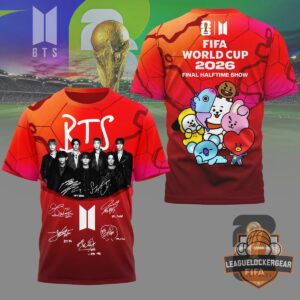 BTS FIFA World Cup 2026 Final Halftime Show T-Shirt