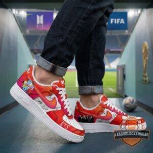 BTS FIFA World Cup 2026 Custom Nike Air Force 1 Shoes