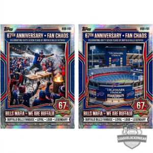 Buffalo Bills 67th Season Legacy Edition Trading Cards