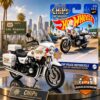 CHiPs 49th Anniversary 1977-2026 Edition Hot Wheels Police Motorcycle Model