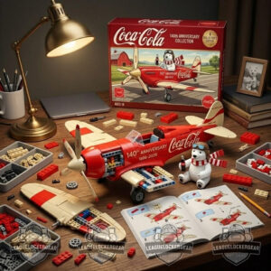 Coca-Cola 140th Anniversary Polar Bears Building Block Set