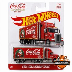 Hot Wheels Coca-Cola Holiday Truck 140th Anniversary Edition