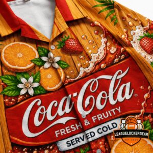 Coca-Cola 140th Anniversary Hawaiian Shirt
