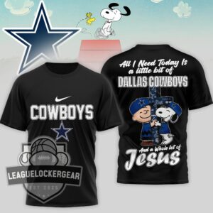 Dallas Cowboys Peanuts Charlie Brown Snoopy T-Shirt