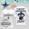 Dallas Cowboys Peanuts Charlie Brown Snoopy T-Shirt