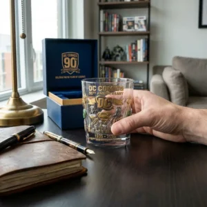 DC Comics 90th Anniversary 1935 - 2025 Edition Whiskey Glass