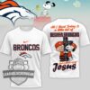 Denver Broncos Peanuts Charlie Brown Snoopy T-Shirt