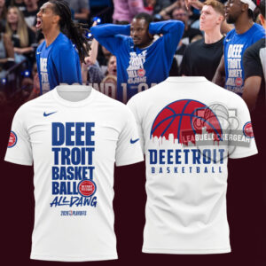 Detroit Pistons ALL-DAWG 2026 Playoffs Basketball T-Shirt