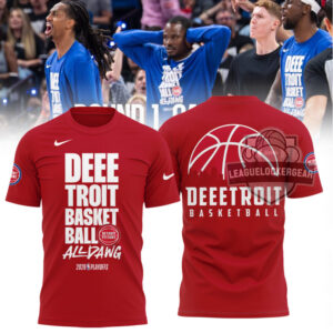 Detroit Pistons ALL-DAWG 2026 Playoffs Basketball T-Shirt