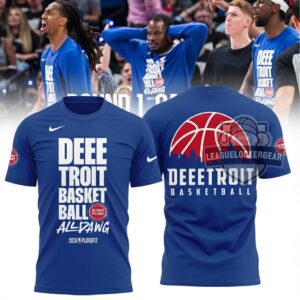 Detroit Pistons ALL-DAWG 2026 Playoffs Basketball T-Shirt