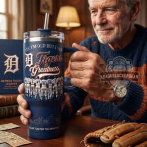 Detroit Tigers Yes I'm Old But I Saw Greatness Tumbler