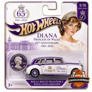 Diana 65th Anniversary Rolls-Royce Phantom V Royal State Limousine Hot Wheels Die-Cast Car