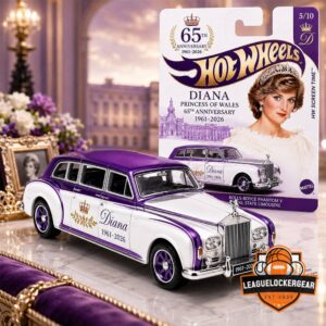 Diana 65th Anniversary Rolls-Royce Phantom V Royal State Limousine Hot Wheels Die-Cast Car