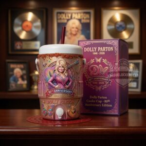 Dolly Parton 80th Anniversary 1946-2026 Cooler Cup