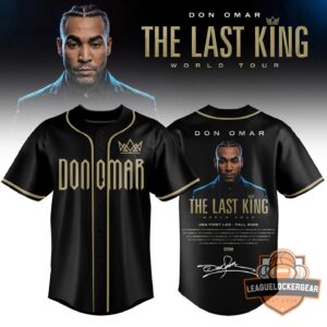 Don Omar The Last King World Tour Fall 2026 Baseball Jersey