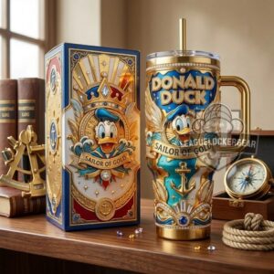 Donald Duck Sailor of Gold Luxury Tumbler