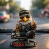 Too Old To Care Rebel Eagle Dashboard Bobblehead