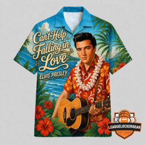 Elvis Presley Can't Help Falling in Love Hawaiian Shirt